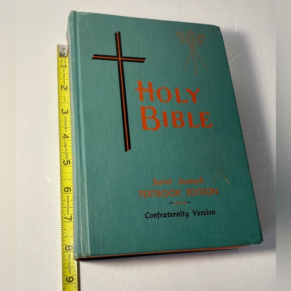 Vintage Holy Bible Saint Joseph Textbook Edition Confraternity Version 1963 VTG - Picture 9 of 13